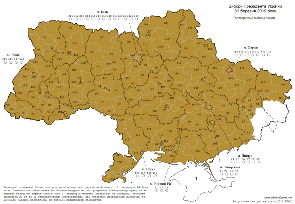Elections Ukraine March 2019